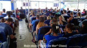 Main cabin (Coco De Mer class) of Cat Cocos ferry